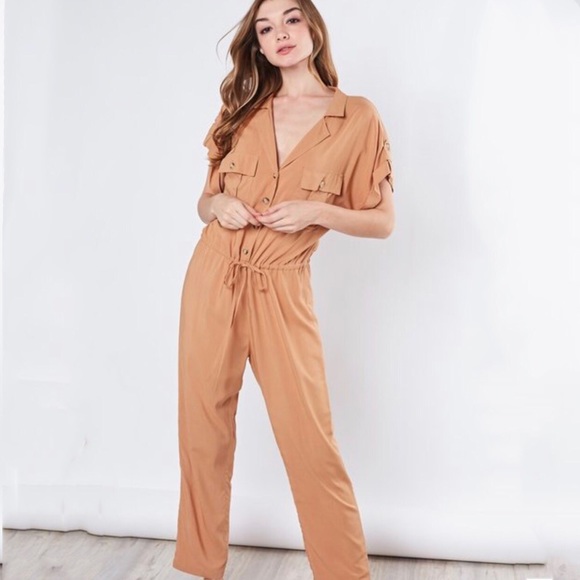 UTILITY SAMSON SALMON JUMPSUIT - Picture 2 of 5
